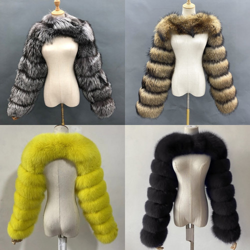 Damen kunstpelz bauchfreies - damen,