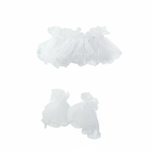 Gerüschtes tüll capelet set - gerüschtes,