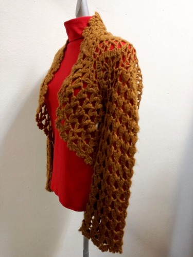 Damen bolero strick - strick, lochmuster